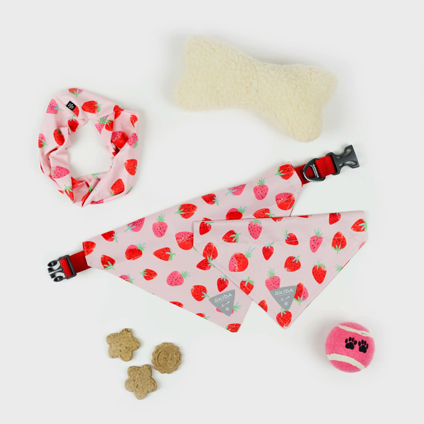 Strawberry Fields | Dog Bandana - Image 3